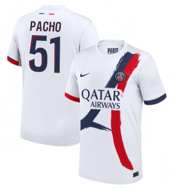 Paris Saint-Germain Willian Pacho #51 Segunda Equipación 2024-25 Manga Corta